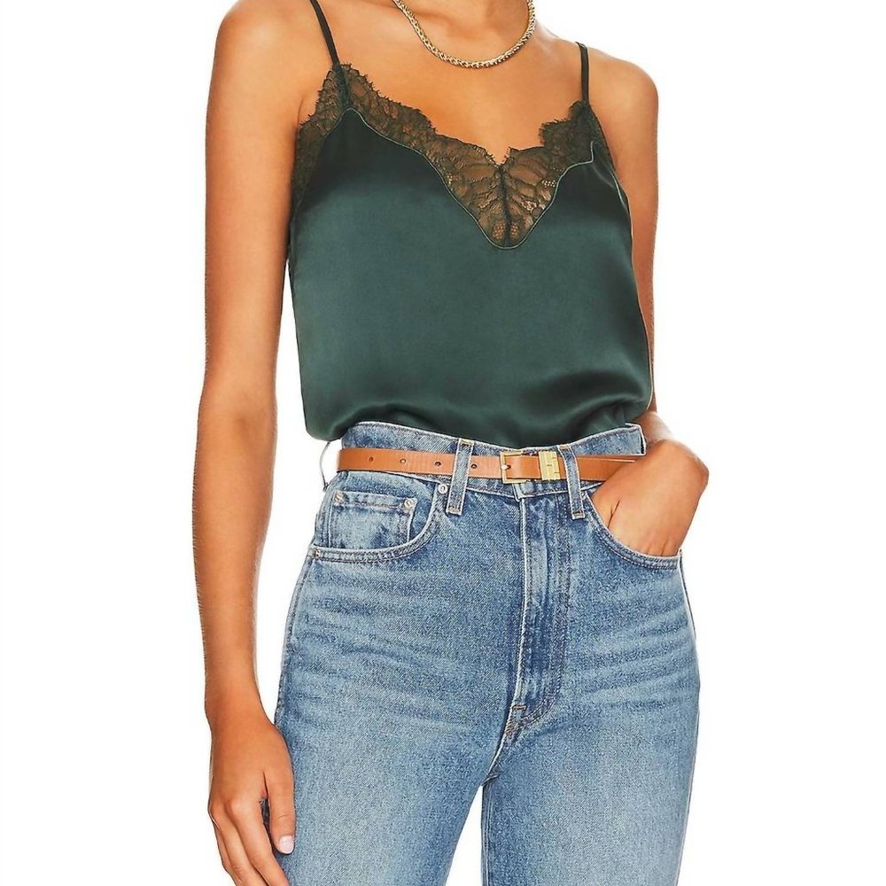 Cami NYC Daisy Cami in Hunter Green